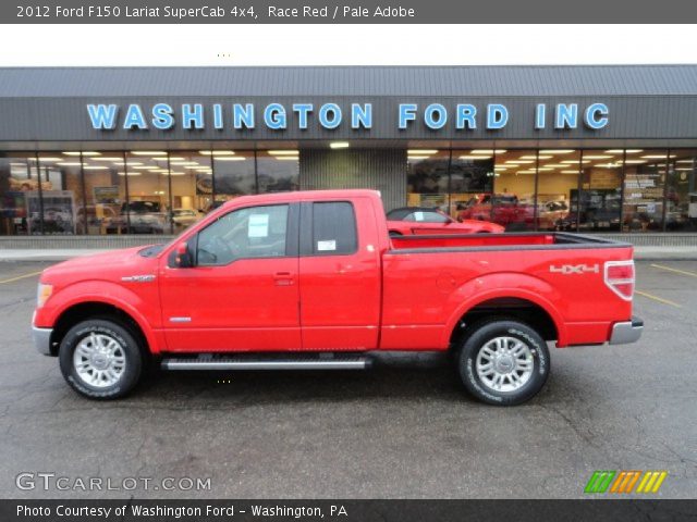 2012 Ford F150 Lariat SuperCab 4x4 in Race Red