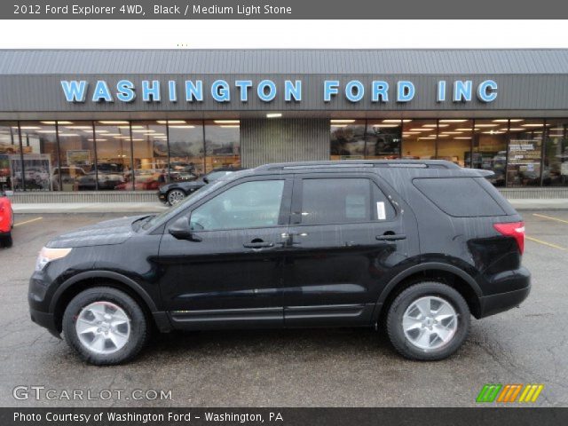 2012 Ford Explorer 4WD in Black