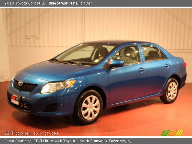 2010 Toyota Corolla LE in Blue Streak Metallic