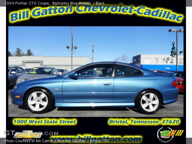 2004 Pontiac GTO Coupe in Barbados Blue Metallic