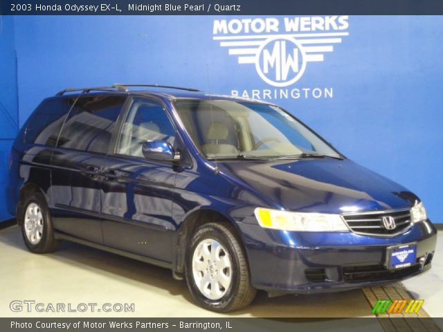 2003 Honda Odyssey EX-L in Midnight Blue Pearl