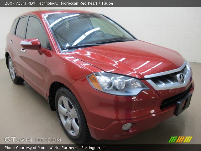 2007 Acura RDX Technology in Moroccan Red Pearl