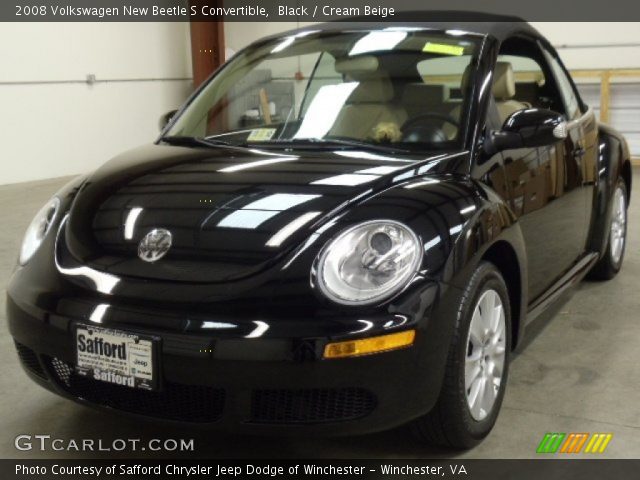 2008 Volkswagen New Beetle S Convertible in Black