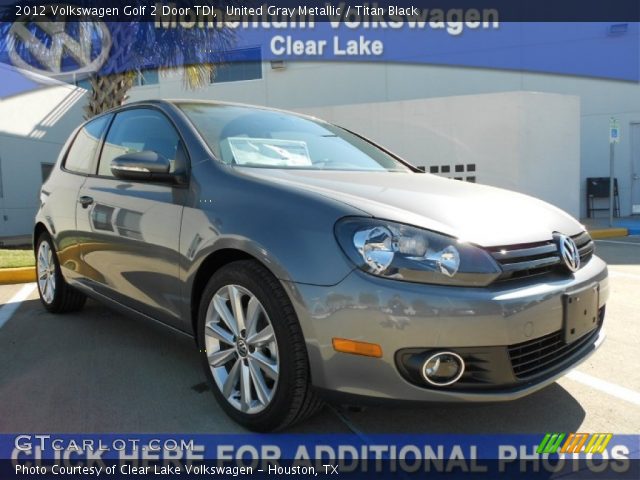 2012 Volkswagen Golf 2 Door TDI in United Gray Metallic