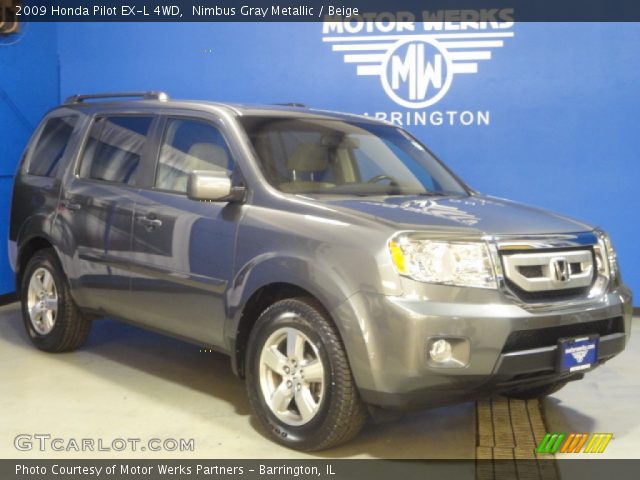 2009 Honda Pilot EX-L 4WD in Nimbus Gray Metallic