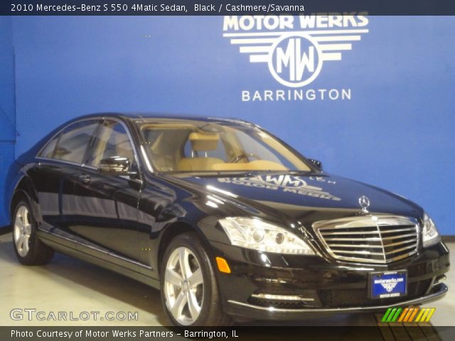 2010 Mercedes-Benz S 550 4Matic Sedan in Black