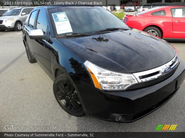 2011 Ford Focus SEL Sedan in Ebony Black