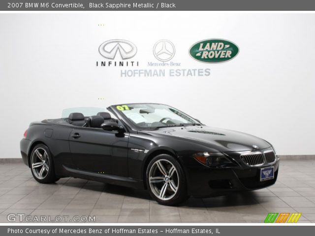 2007 BMW M6 Convertible in Black Sapphire Metallic
