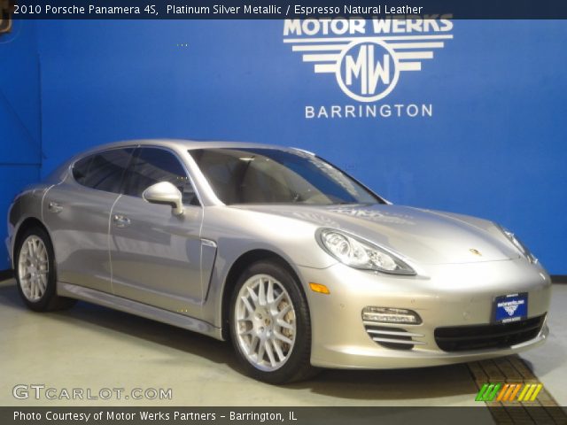 2010 Porsche Panamera 4S in Platinum Silver Metallic