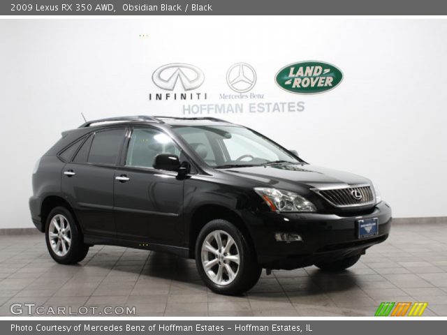 2009 Lexus RX 350 AWD in Obsidian Black