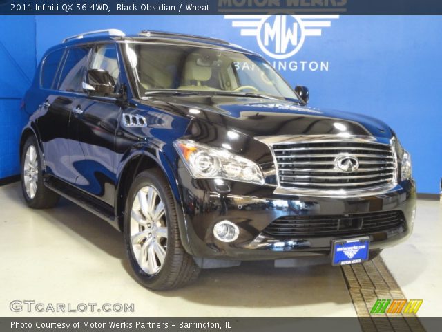 2011 Infiniti QX 56 4WD in Black Obsidian