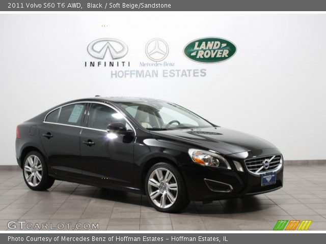 2011 Volvo S60 T6 AWD in Black