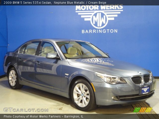 2009 BMW 5 Series 535xi Sedan in Neptune Blue Metallic