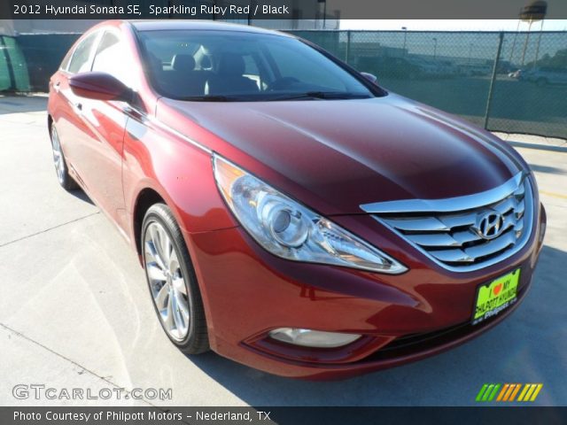 2012 Hyundai Sonata SE in Sparkling Ruby Red