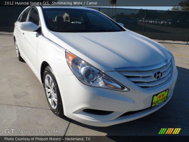 2012 Hyundai Sonata GLS in Shimmering White