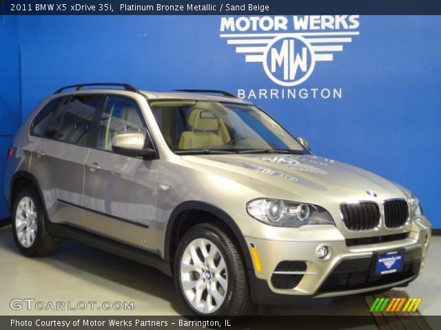 2011 BMW X5 xDrive 35i in Platinum Bronze Metallic
