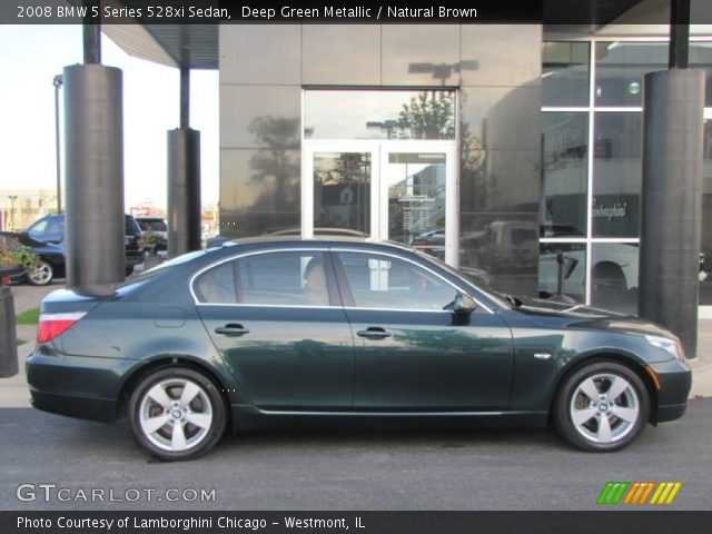 2008 BMW 5 Series 528xi Sedan in Deep Green Metallic