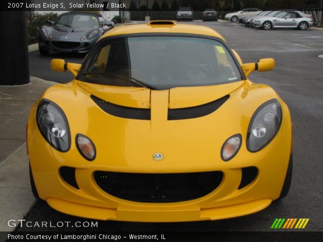 2007 Lotus Exige S in Solar Yellow