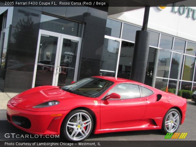 2005 Ferrari F430 Coupe F1 in Rosso Corsa (Red)