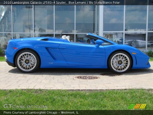 2010 Lamborghini Gallardo LP560-4 Spyder in Blue Lemans