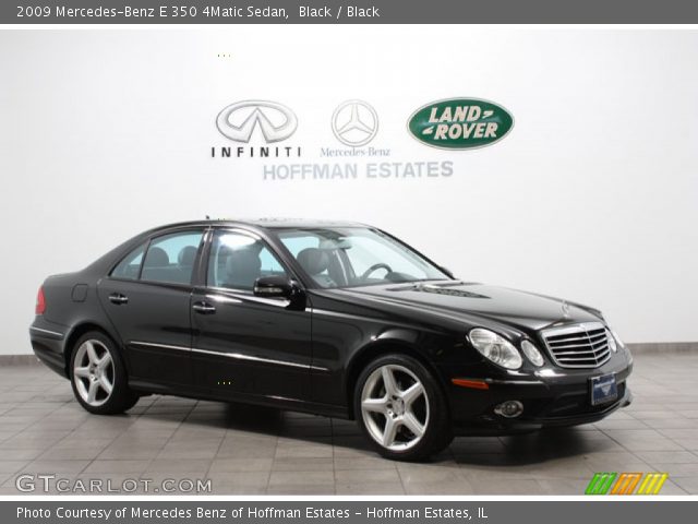 2009 Mercedes-Benz E 350 4Matic Sedan in Black
