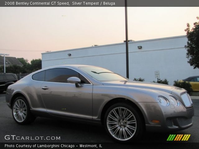 2008 Bentley Continental GT Speed in Silver Tempest
