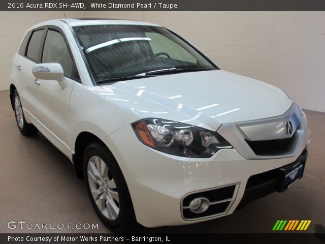 2010 Acura RDX SH-AWD in White Diamond Pearl