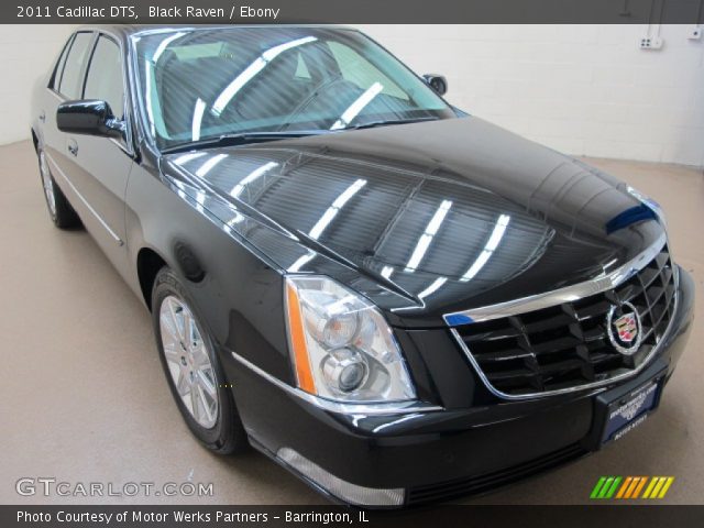2011 Cadillac DTS  in Black Raven