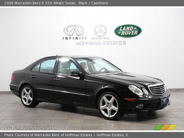 2009 Mercedes-Benz E 350 4Matic Sedan in Black