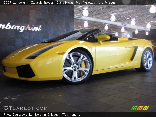 2007 Lamborghini Gallardo Spyder in Giallo Midas (Pearl Yellow)