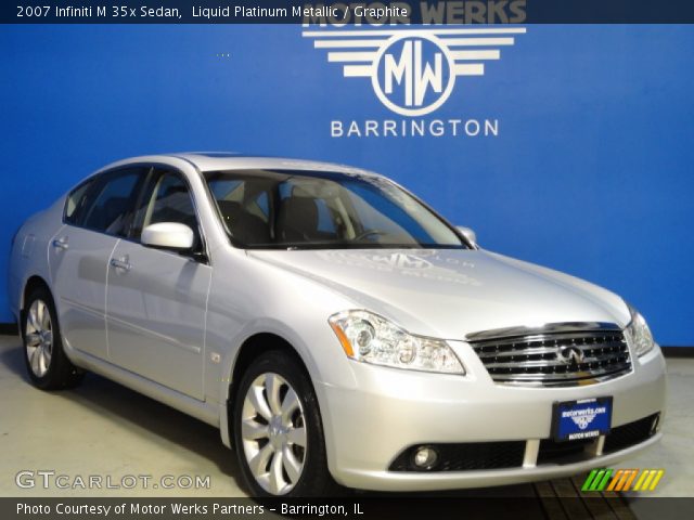 2007 Infiniti M 35x Sedan in Liquid Platinum Metallic