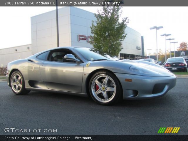 2003 Ferrari 360 Modena F1 in Titanium (Metallic Gray)