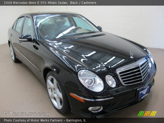 2009 Mercedes-Benz E 350 4Matic Sedan in Black