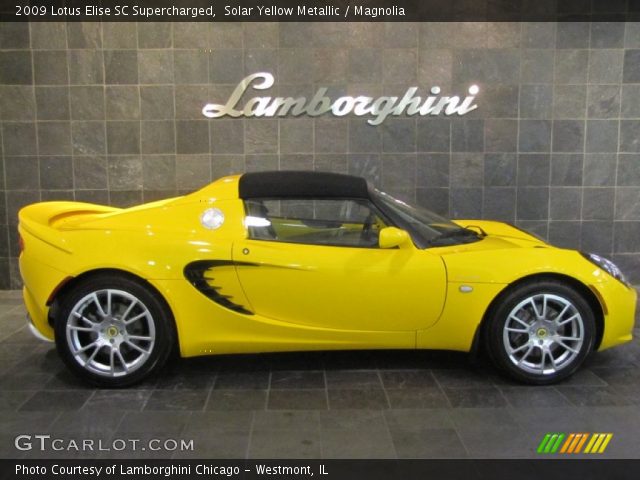 2009 Lotus Elise SC Supercharged in Solar Yellow Metallic
