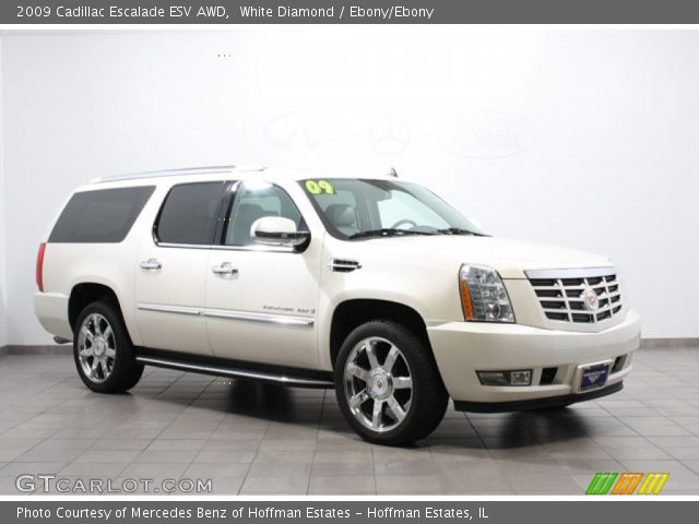2009 Cadillac Escalade ESV AWD in White Diamond