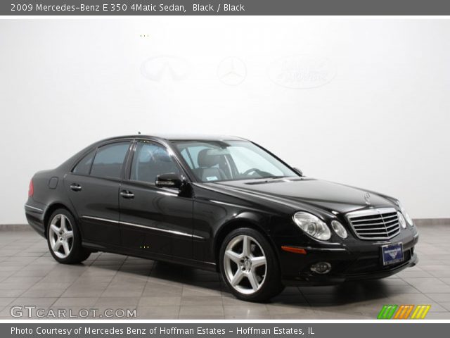 2009 Mercedes-Benz E 350 4Matic Sedan in Black