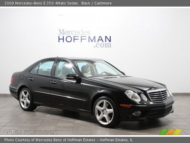 2009 Mercedes-Benz E 350 4Matic Sedan in Black