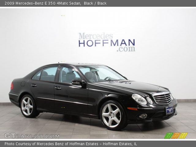 2009 Mercedes-Benz E 350 4Matic Sedan in Black