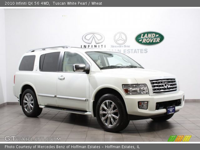 2010 Infiniti QX 56 4WD in Tuscan White Pearl