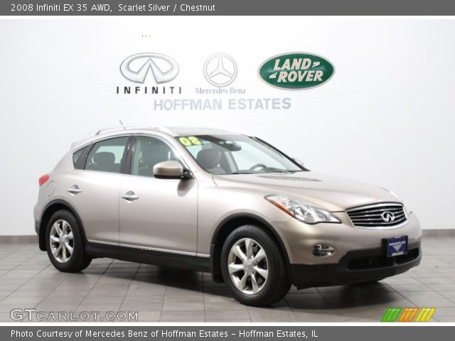 2008 Infiniti EX 35 AWD in Scarlet Silver