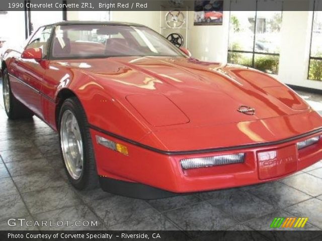 1990 Chevrolet Corvette ZR1 in Bright Red
