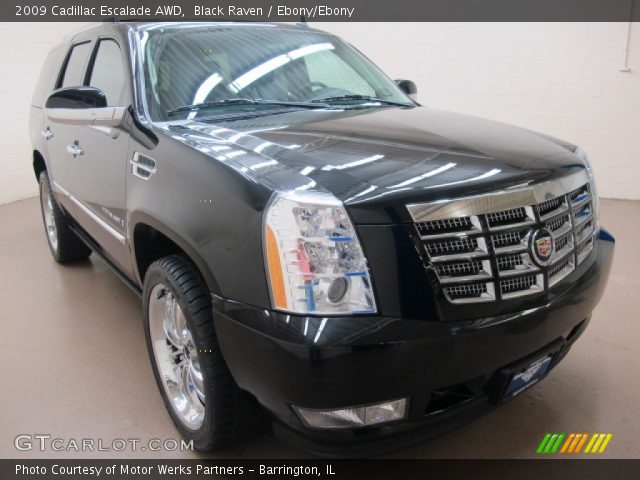 2009 Cadillac Escalade AWD in Black Raven