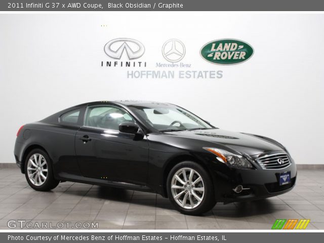 2011 Infiniti G 37 x AWD Coupe in Black Obsidian