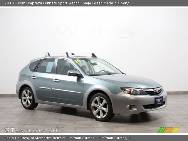 2010 Subaru Impreza Outback Sport Wagon in Sage Green Metallic