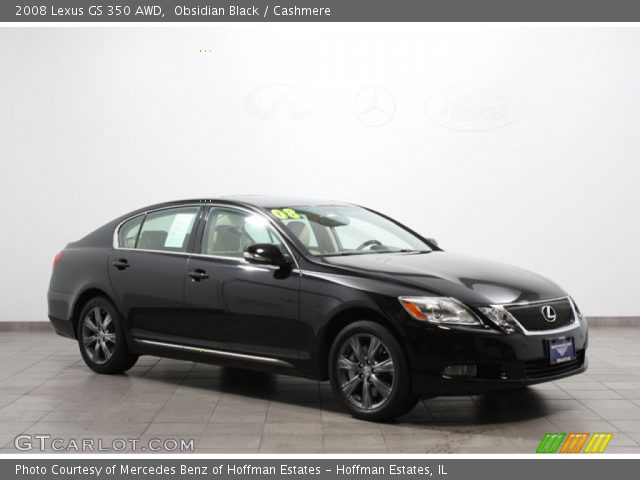 2008 Lexus GS 350 AWD in Obsidian Black