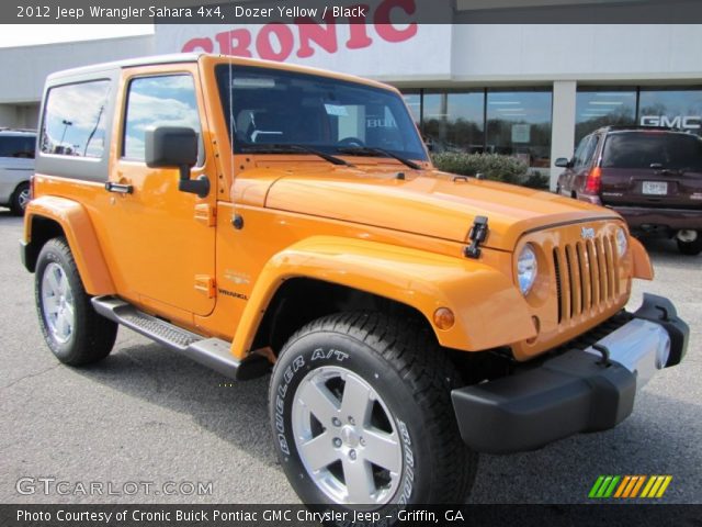 2012 Jeep Wrangler Sahara 4x4 in Dozer Yellow