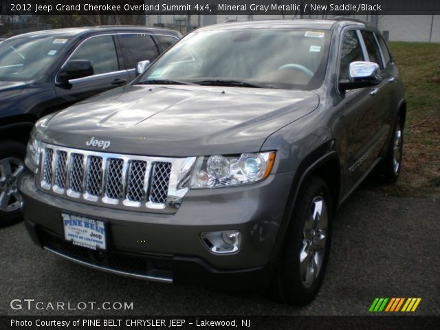 2012 Jeep Grand Cherokee Overland Summit 4x4 in Mineral Gray Metallic