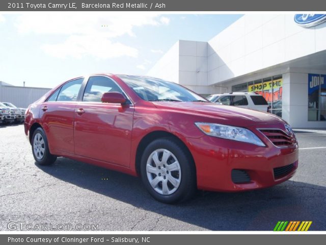 2011 Toyota Camry LE in Barcelona Red Metallic