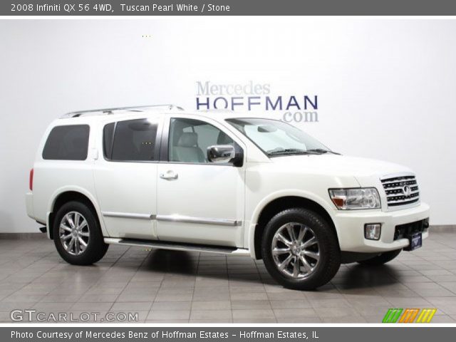 2008 Infiniti QX 56 4WD in Tuscan Pearl White