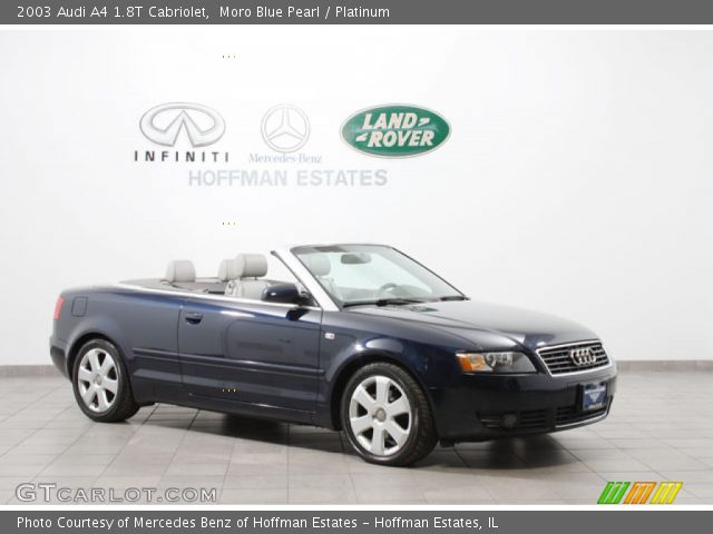 2003 Audi A4 1.8T Cabriolet in Moro Blue Pearl